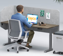 Echo - L Shaped Privacy Screen - Volley - J1